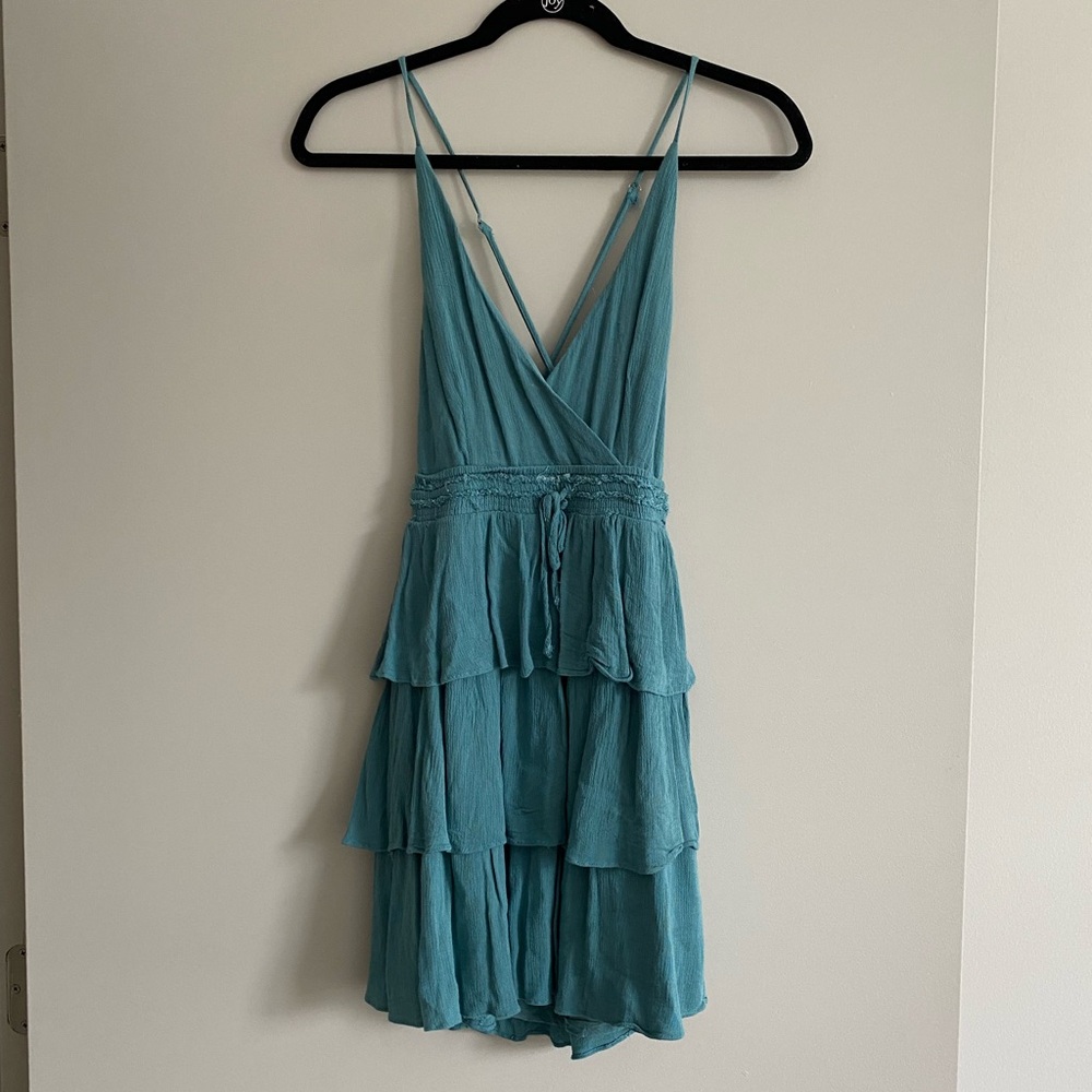 Teal beachy dress